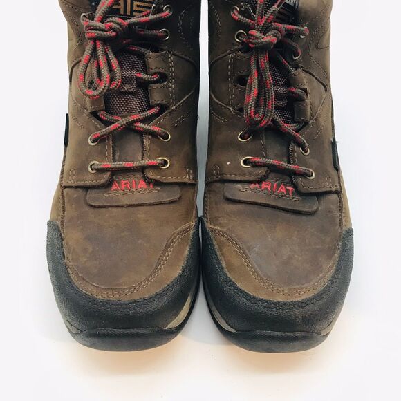 Ariat Terrain H2O ATS Waterproof Hiking Boot Women's 11B Full Grain Leather Shoe - Picture 10 of 16